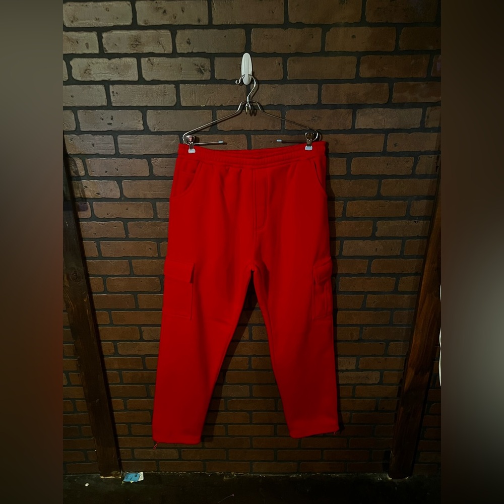 Vibrant Red Men's XL Cargo Pants